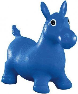 Uppblåsbar Hoppdjur, Ponny Blå