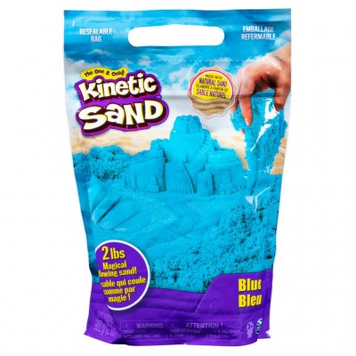Kinetic Sand påse blå