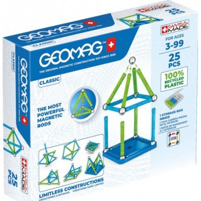 Klassisk Geomag Green Line, 25 delar