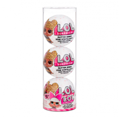 L.O.L. Surprise OMG dockor glitter style 4 3-pack