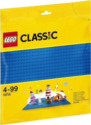 LEGO basplatta blå