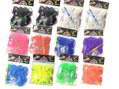 Neonfärgade Loom Bands - få ännu skarpare färger för dina armband (200 delar)