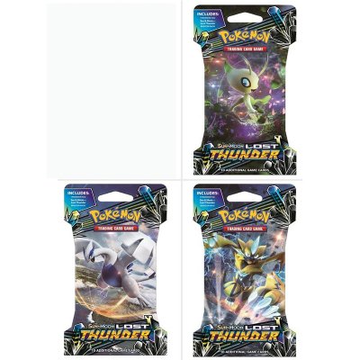 Pokemon 3-pack Sun & Moon Lost Thunder Blister Booster Samlarkort