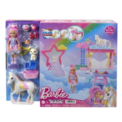Mattel - Barbie A Touch Of Magic Chelsea Doll Playset With Baby Pegasus