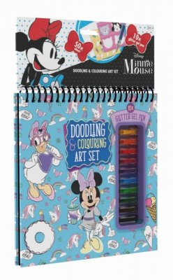 Disney Mimmi Pigg målarbok med gelpennor