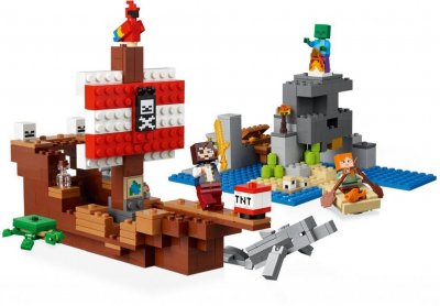 LEGO  Minecraft Piratskeppsäventyr