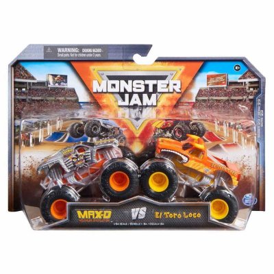 Monster Jam 1:64 MAX-D VS El Toro Loco 2-pack