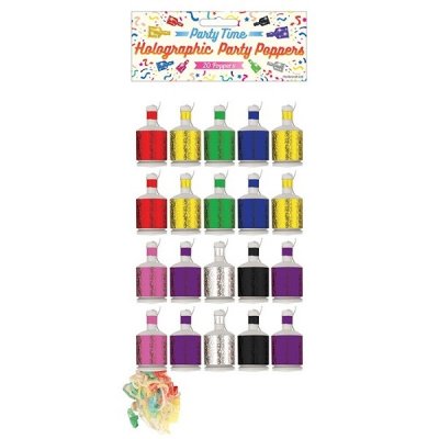 Party poppers 20-pack