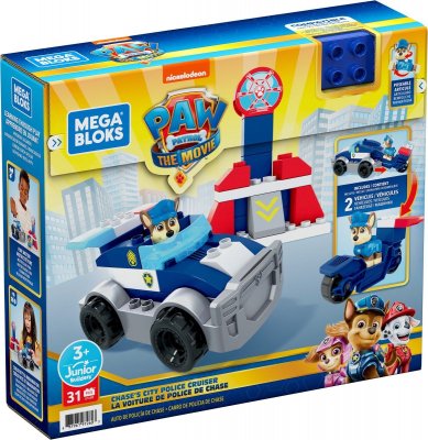 PAW Patrol The movie Mega Blocks Chase figur, 2 i 1 fordon