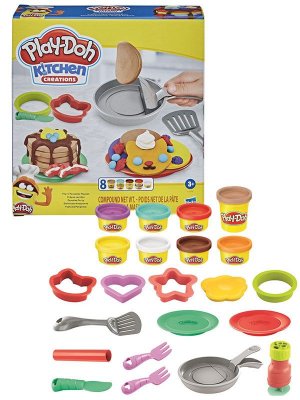 Play Doh Kitchens Creations Flip The Pancakes lekset