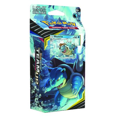 Pokémon Sun & Moon Team Up Theme Deck samlarkort 60 st Blastoise