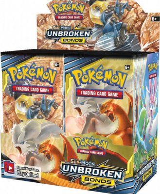 Pokémon Sun & Moon Unbroken Bonds Display (36-pack) Booster Box samlarkort