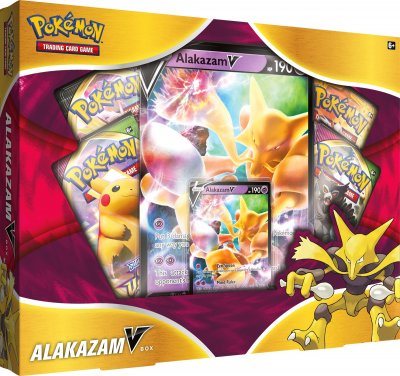 Pokémon Alakazam V Box Samlarkort