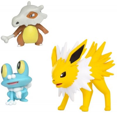 Pokémon Battle 3 pack figurset Jolteon, Cubone och Froakie
