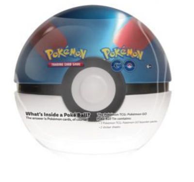 Pokémon Go tin Pokémonboll Blå Great ball samlarkort
