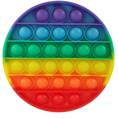 Pop It Bubble Fidget Cirkel Rainbow