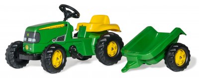 Tramptraktor med släpvagn John Deere Rolly Toys