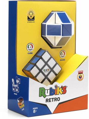 Rubiks kub & Orm Retro paket