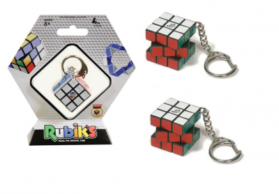 Rubik's kub 3x3, 3-pack nyckelringar
