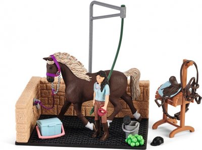 Schleich Horse Club Tvättplats med Emily & Luna