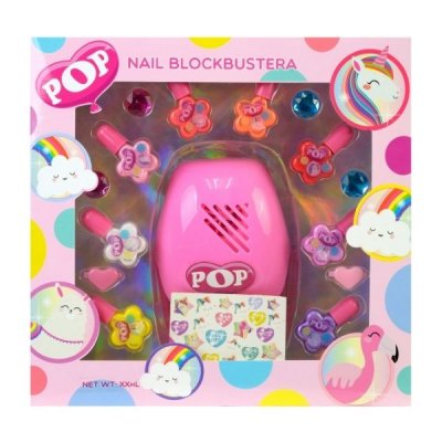 Unicorn nagelkit med nageltorkare