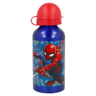 Spiderman, vattenflaska i aluminium, 400ml