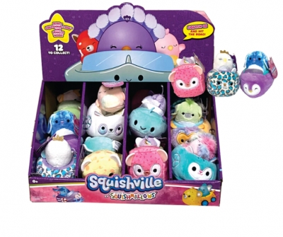 Squishville mini Squishmallows gosedjur 10cm 1-pack