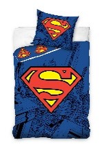 Läs mer om Superman sängkläder 150x210 cm