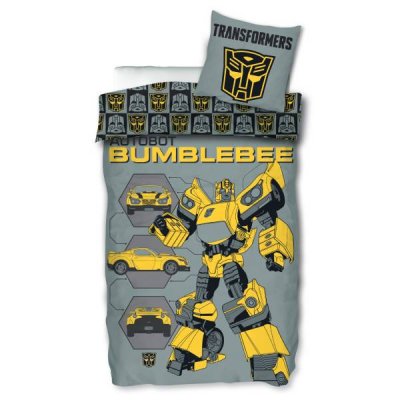 Läs mer om Transformers Bumblebee Sängkläder Påslakan 150x210 CM