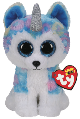 TY Gosedjur Helena Husky Med Horn, Flerfärgad 17 cm