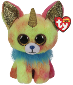 TY Gosedjur Yips Chihuaha hund med Horn, Flerfärgad ca 15 cm