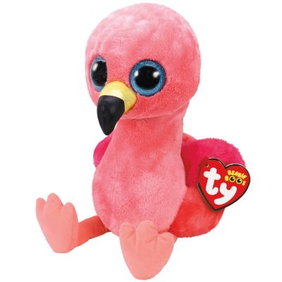 TY Gosedjur Gilda flamingo Beanie Boos 40 cm