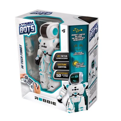 Xtreme Bots Robbie Hi-Tech Interaktiv Radiostyrd Robot