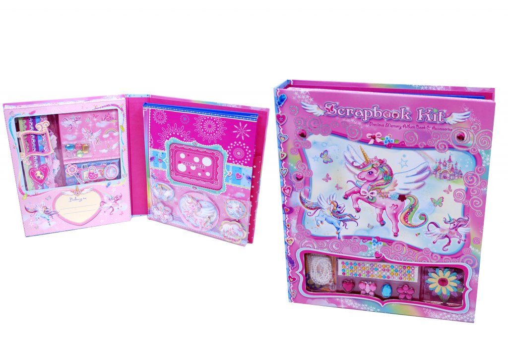 Unicorn, DIY, Gör Din Egen Scrapbook Kit Pyssel & Aktivitetsböcker